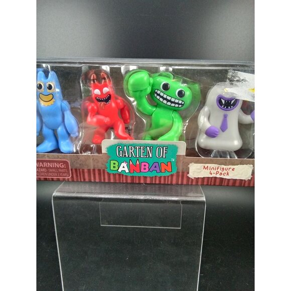 Garten Of Banban 4-Pack Minifigure Set Jumbo Josh Banban Flumba Sir-Dadadoo 6+ - Picture 4 of 4